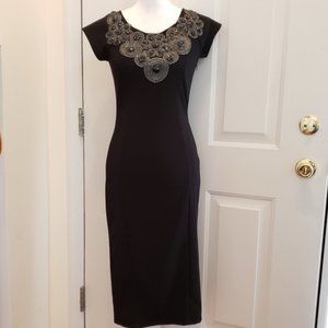 NWT ASOS Long Black Dress Size 6